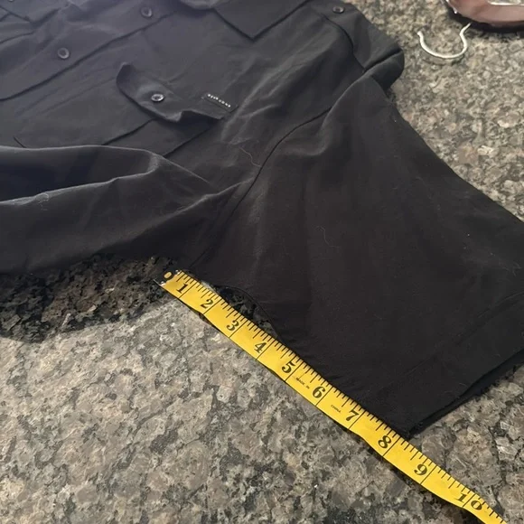 Sean John Black Short Sleeve Button down Shirt 3XL - Picture 10 of 10
